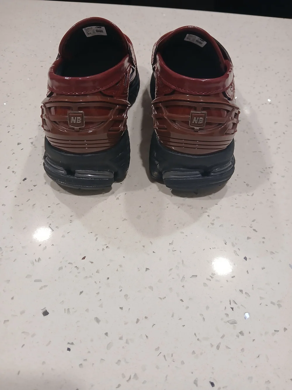 New Balance shiny patent